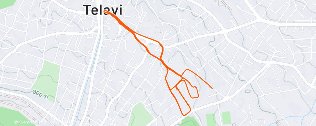 Карта физической активности (Morning Run)