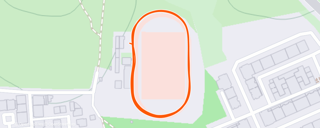 Карта физической активности (Corrida ao entardecer)