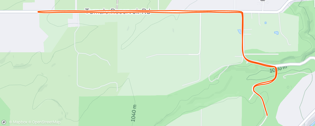 Map of the activity, Morning Run