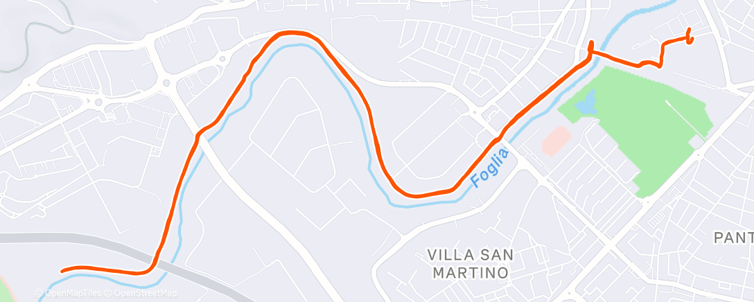 Карта физической активности (Morning Run)