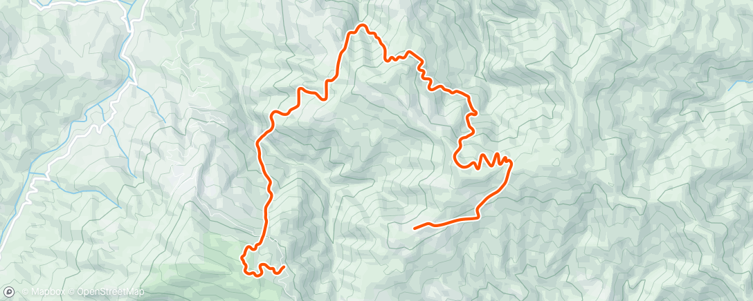 Map of the activity, Zwift - Halvfems Lite in France