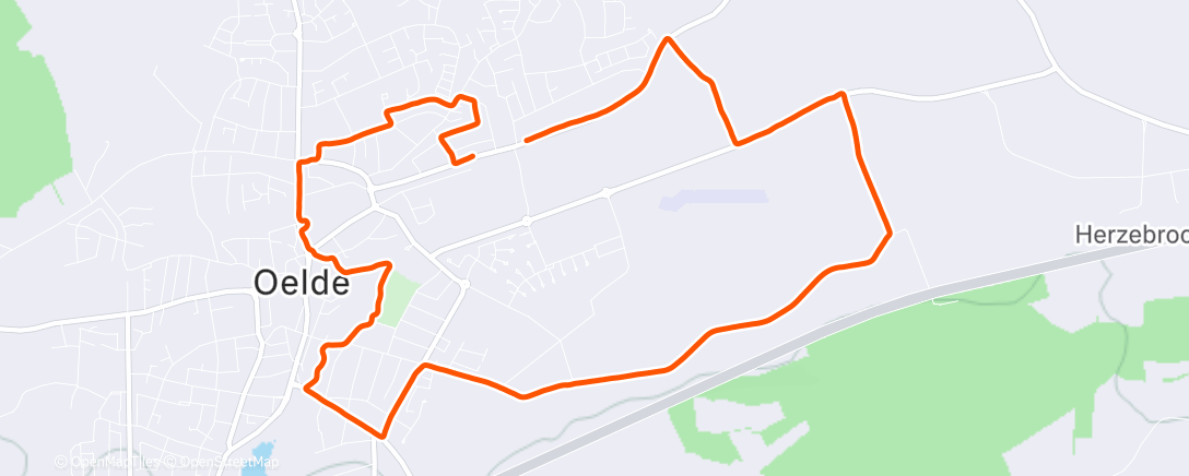 Mappa dell'attività Easy Saturday run in the snow ⛄️🌨️