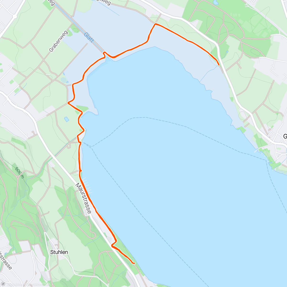 Mapa da atividade, Holiday run