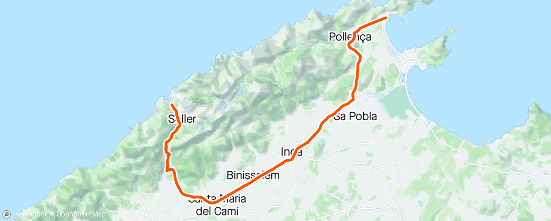 Map of the activity, Soller->PP