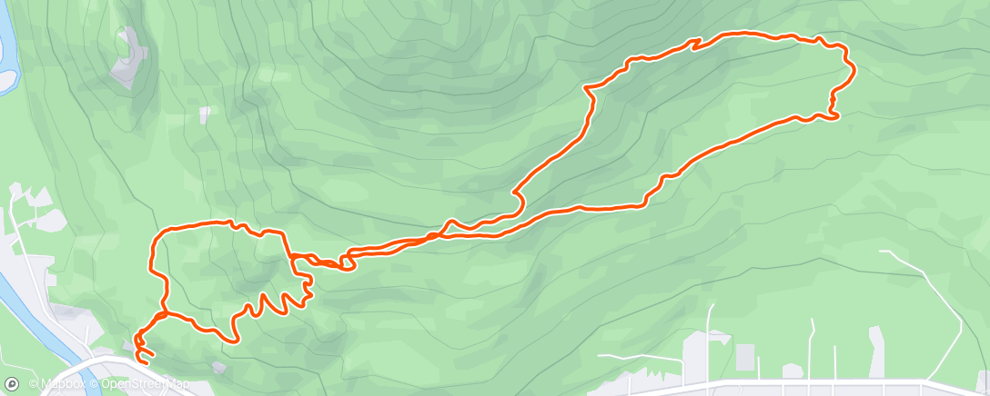 Map of the activity, Talus loop w/ Kristina & Cedar