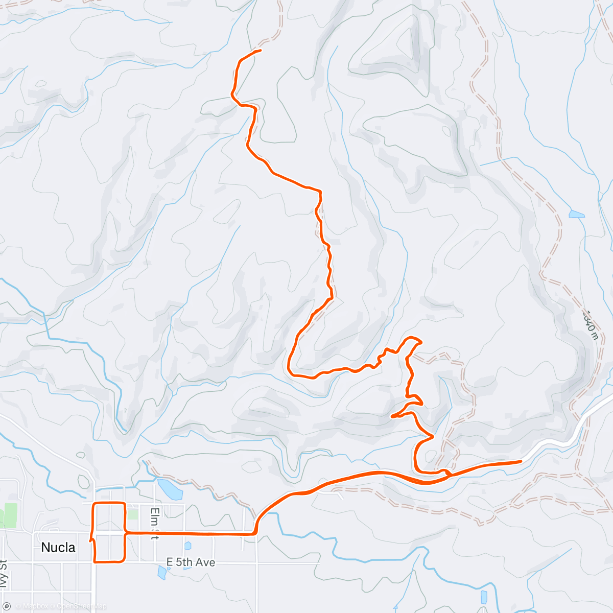 Map of the activity, Shake it out