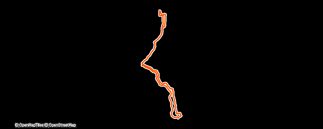 Map of the activity, 朝のライド