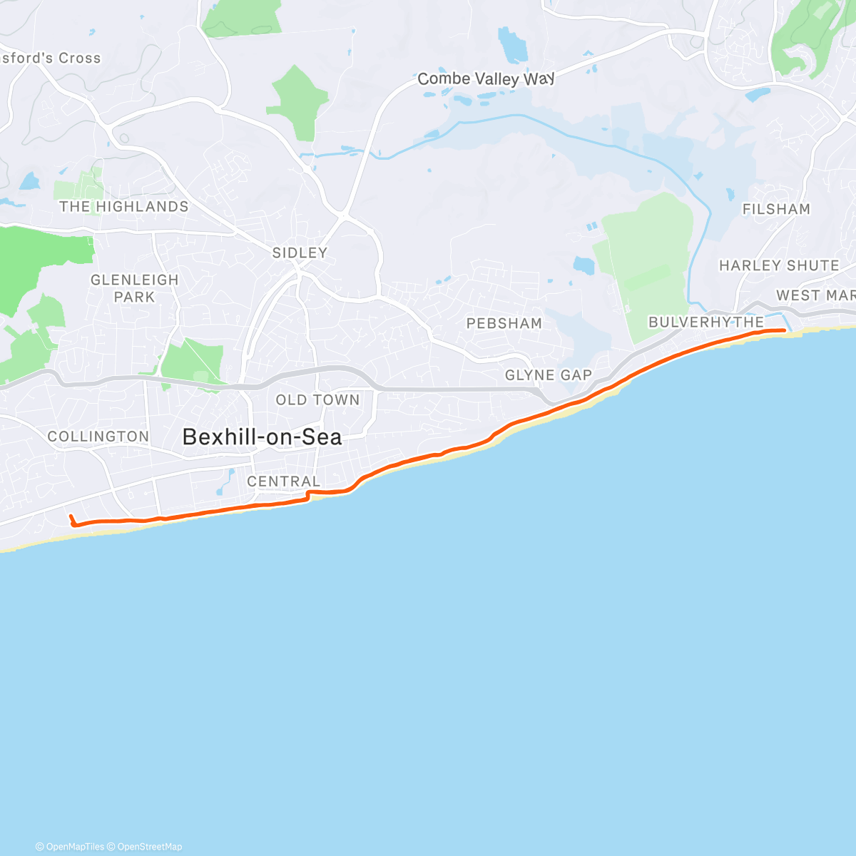 Карта физической активности (Morning Run)