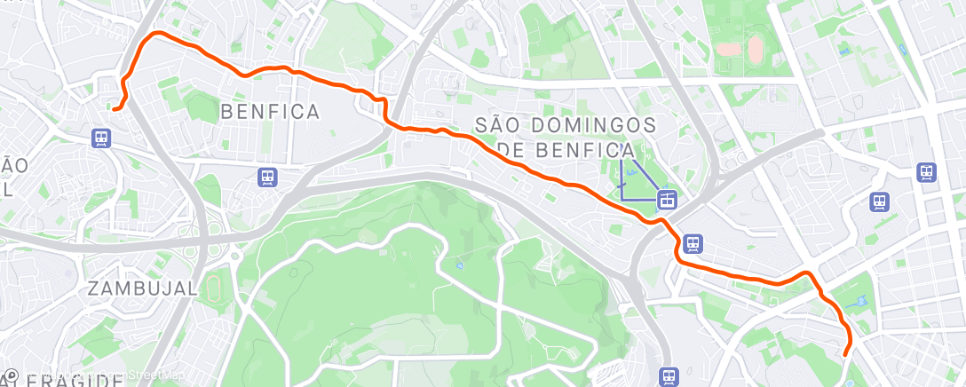 Map of the activity, Treino ativação