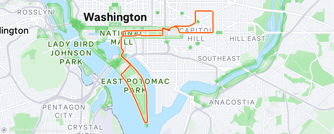 Map of the activity, Afternoon Ride