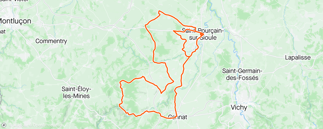 Map of the activity, Critérium Dauphiné 1