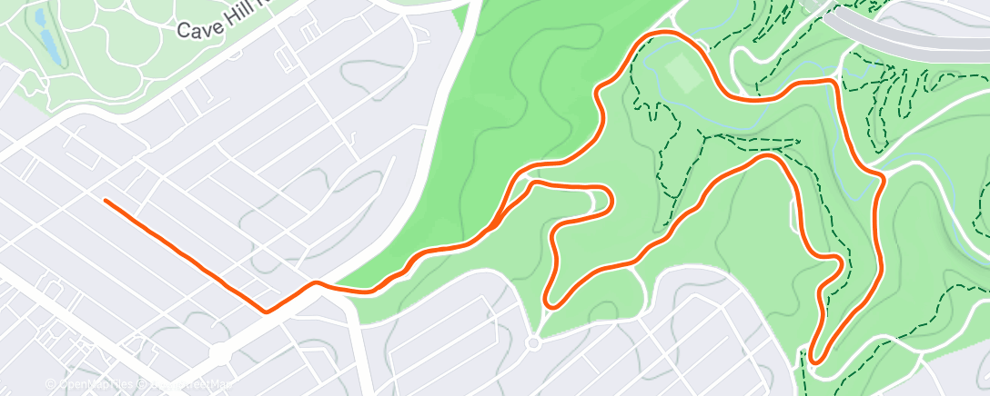 Карта физической активности (Morning Run)