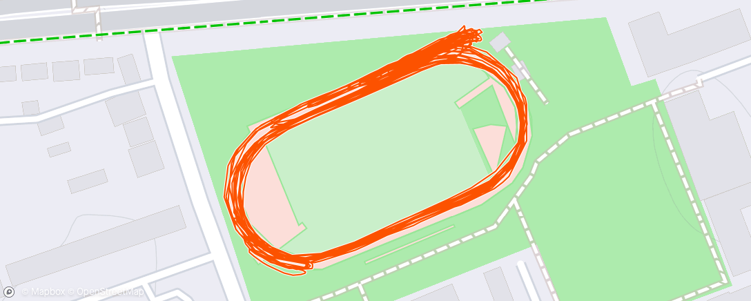 Map of the activity, West 4 Track