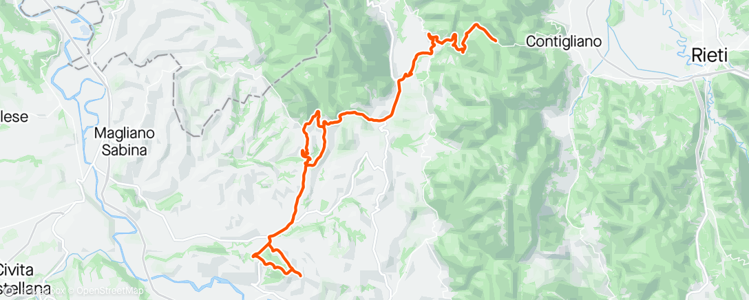 Map of the activity, 4B Ride