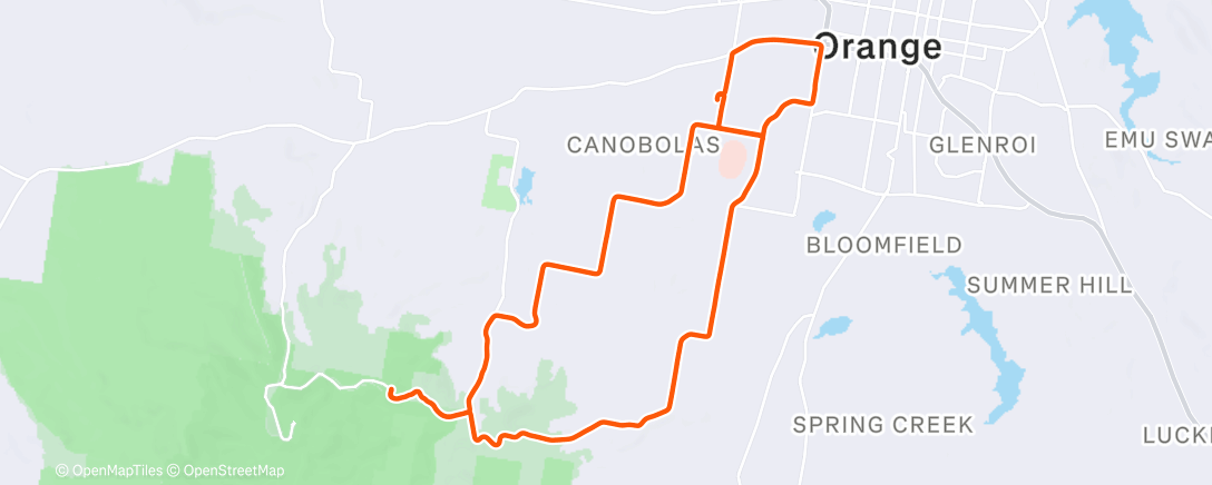 Map of the activity, Carpark + Pinn