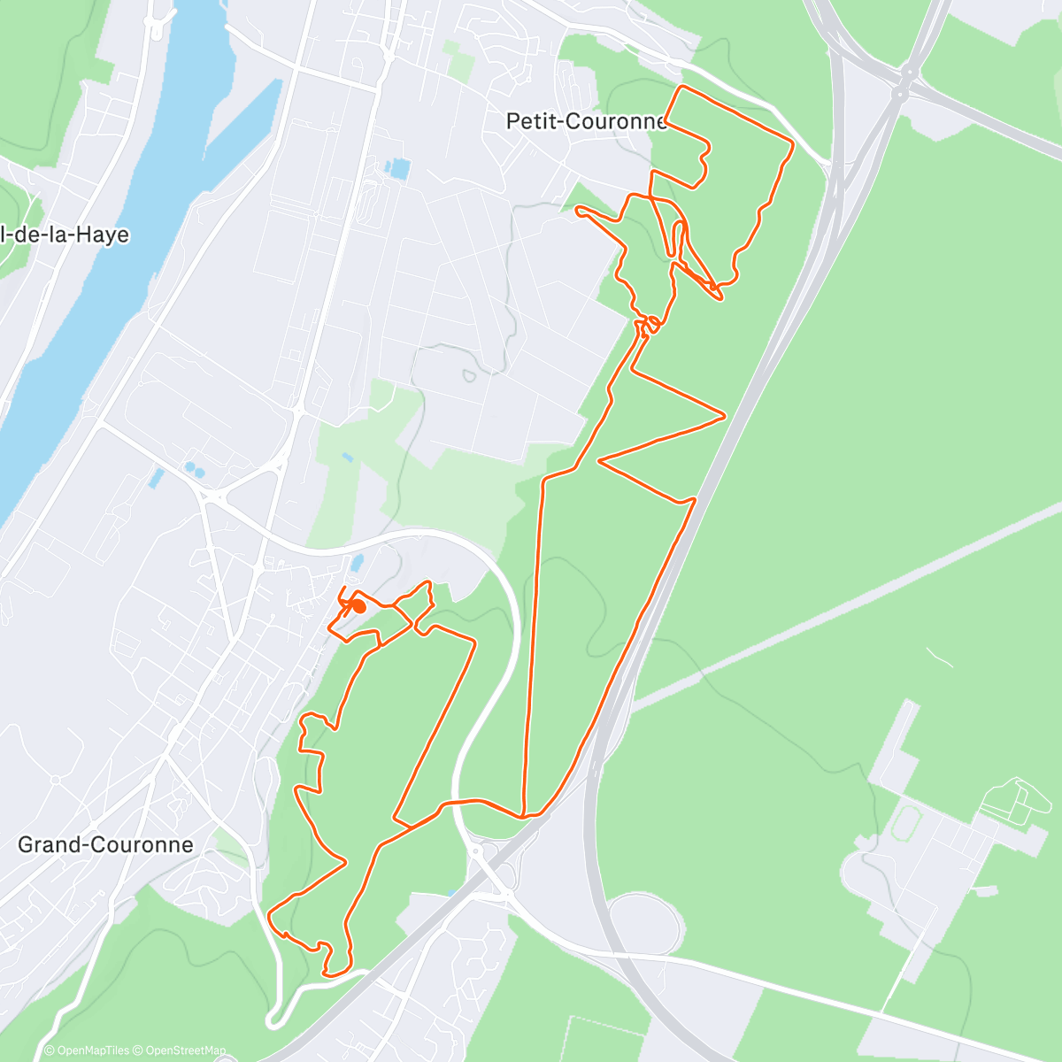 Map of the activity, Trail des Requins 🦈 !  🥈 M2H
Parcours très sympa !