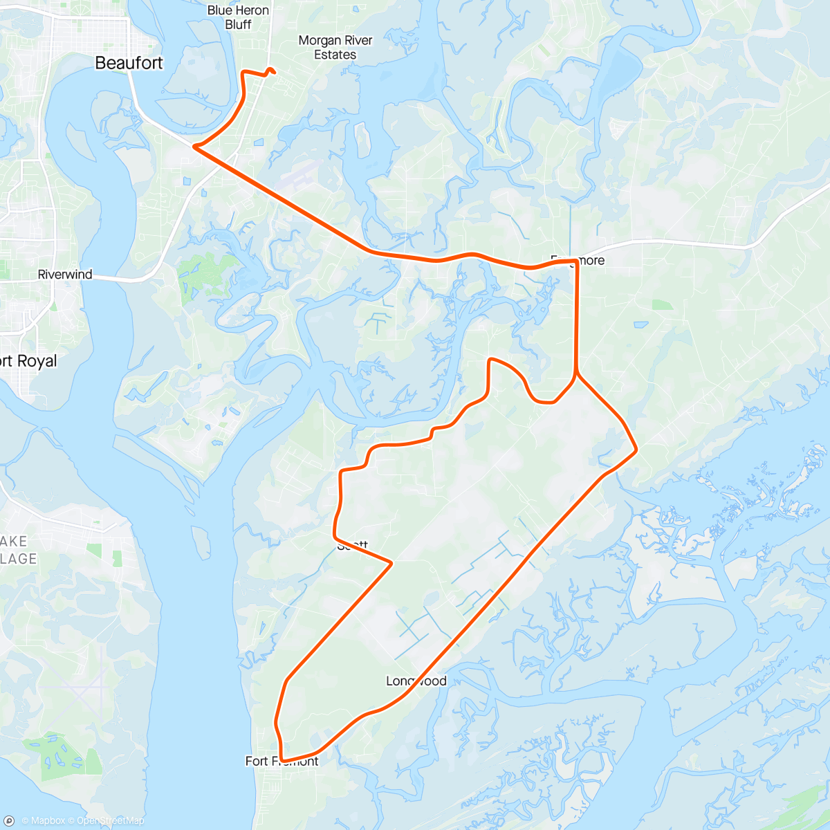 Map of the activity, Low Country SMR
