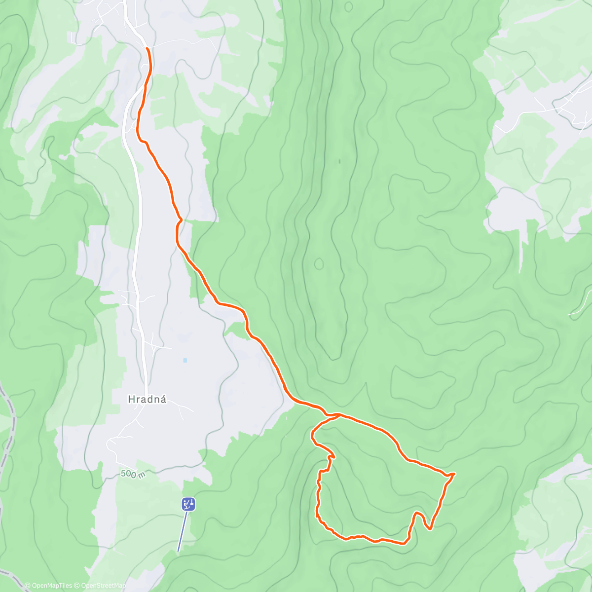 Map of the activity, Zimušno 🤍❄️