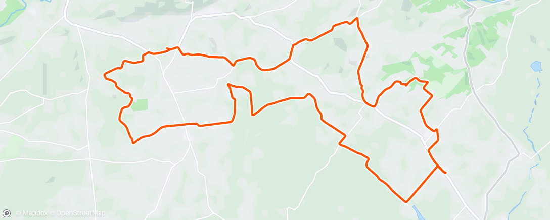 Map of the activity, Afternoon Ride