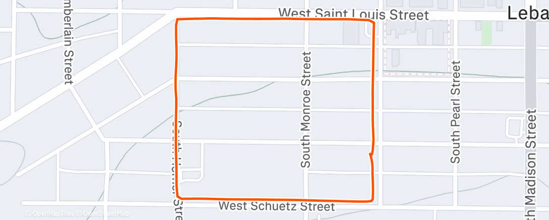 Map of the activity, someone please yell at me to run again