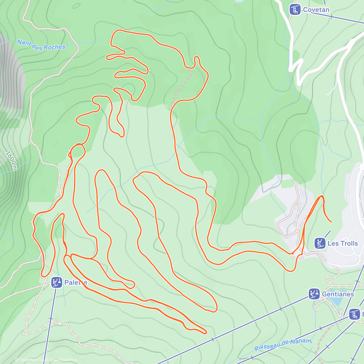 Map of the activity, LAST DANCE AVEC LES COPAINS☀️🥶💃