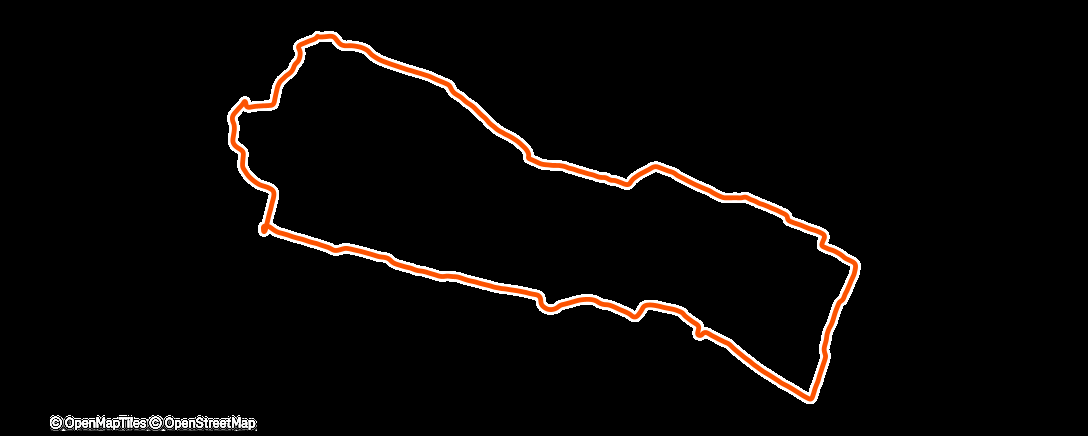 Map of the activity, Lunch Run