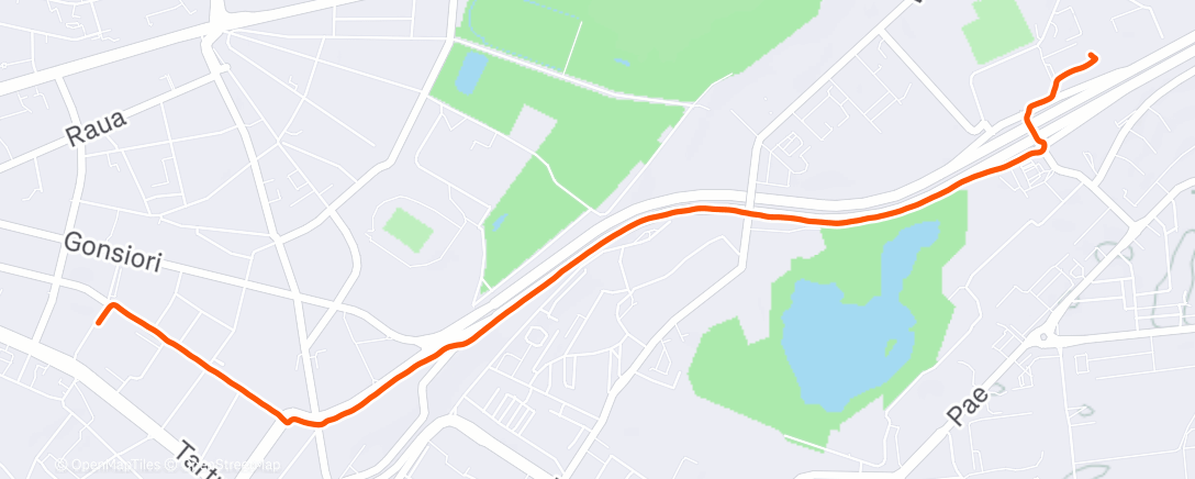 Карта физической активности (Morning Run)