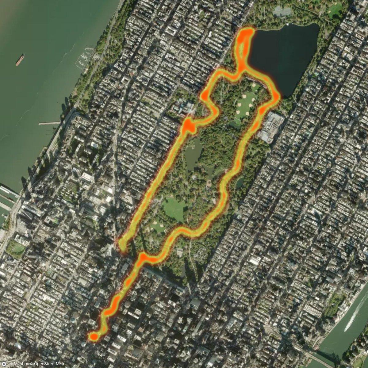 Map of the activity, Morning Run 🌄 #nycmarathon2023