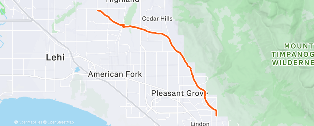 Map of the activity, Afternoon Ride