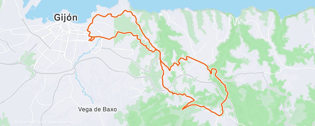 Map of the activity, EBike-CasaPepito