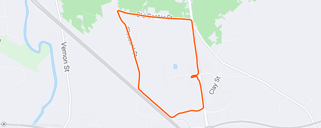 Map of the activity, Lunch Walk
