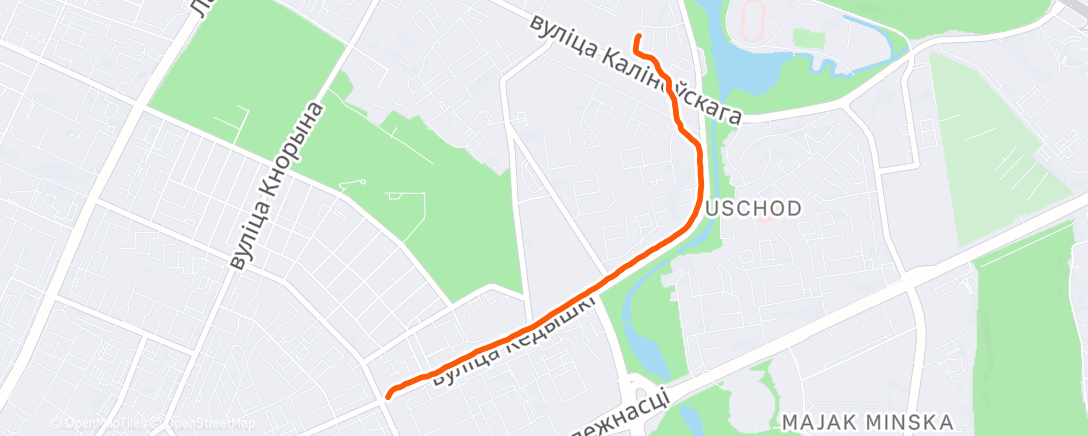 Карта физической активности (Дневная прогулка)