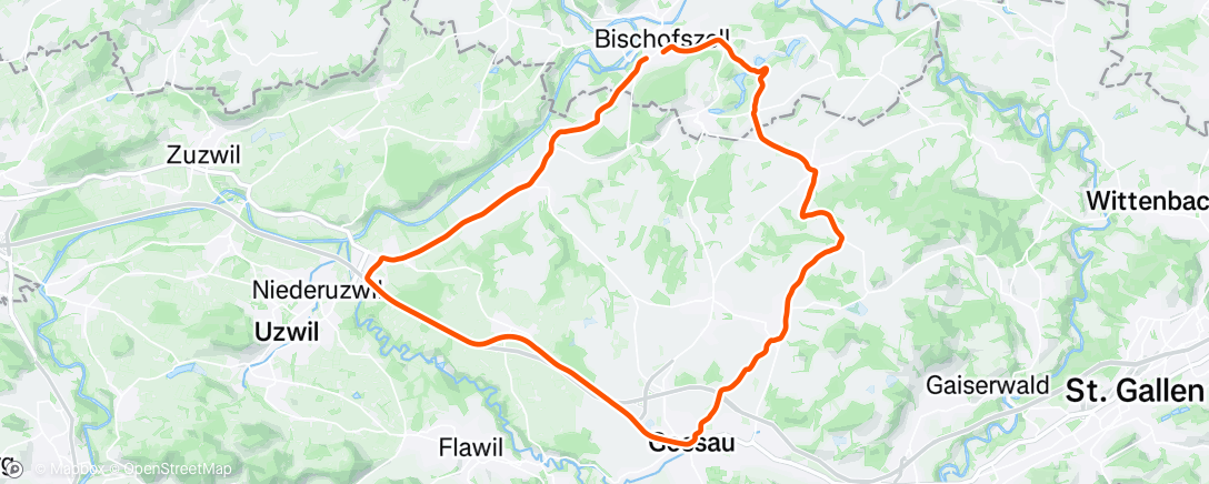 Map of the activity, Fahrt am Nachmittag
