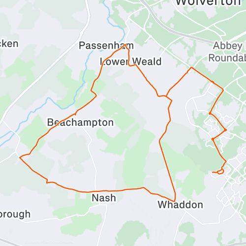 Calverton and Back Via Thornton CW 30.9 km Cycling Route on Strava