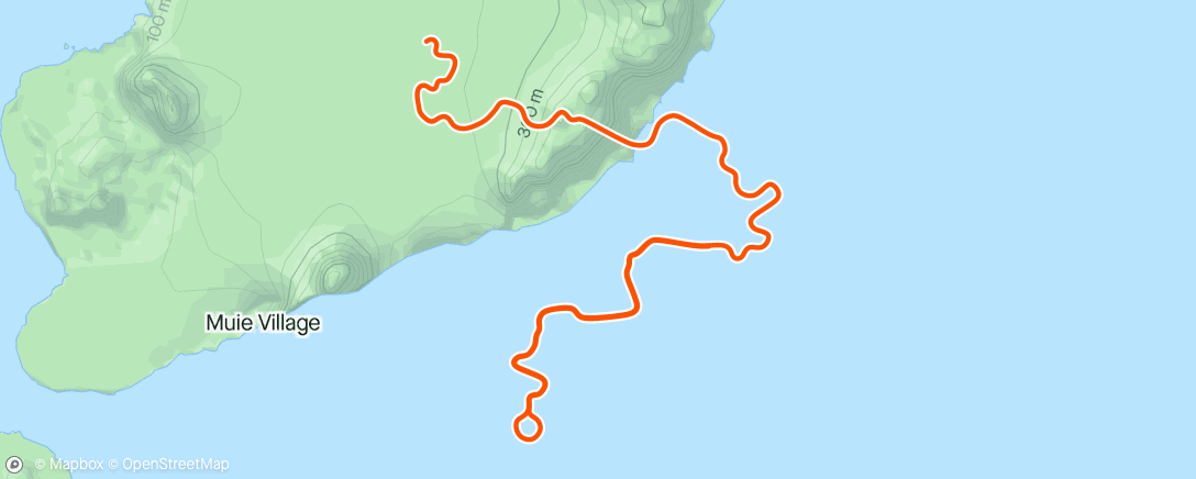 Карта физической активности (Zwift - 03. Cadence and Cruise [Lite] in Watopia)
