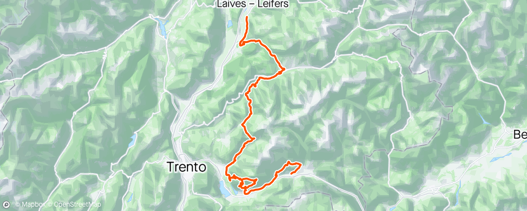 Map of the activity, Alpes 4/5