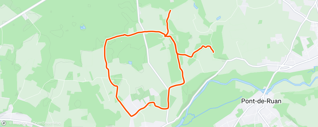 Mappa dell'attività Lunch Run