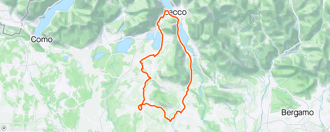 Map of the activity, 15/4/2024 Giro pomeridiano