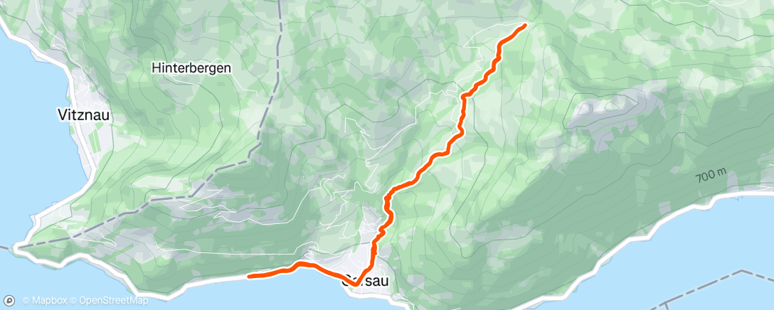Map of the activity, tempowechsel klettern
