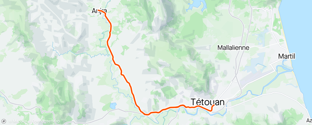 Map of the activity, Tetouan spin solo