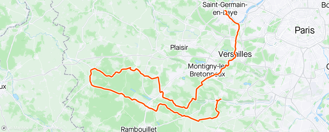 Map of the activity, Sacré bleu