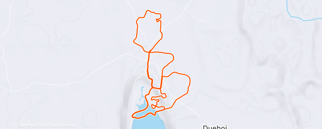 Map of the activity, Zwift - Sleepless City in Makuri Islands