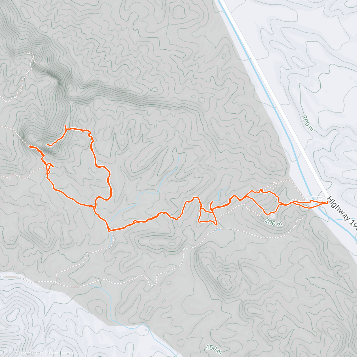 Карта физической активности (Crows of Death Valley)