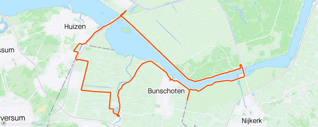 Map of the activity, Eemmeerloop 🥇