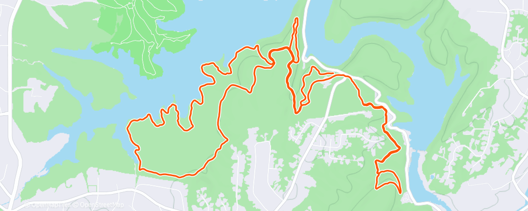 Map of the activity, Leaf pile run!