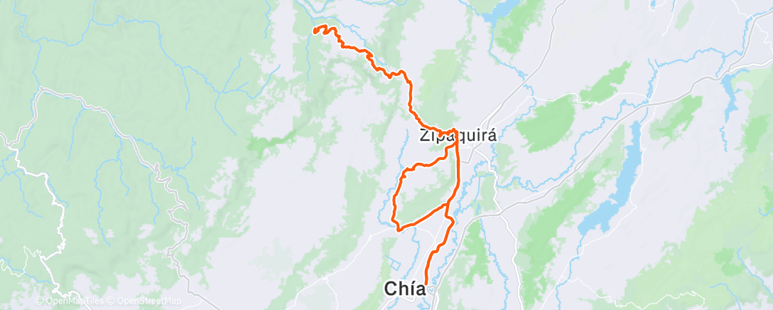 Mappa dell'attività Morning Ride