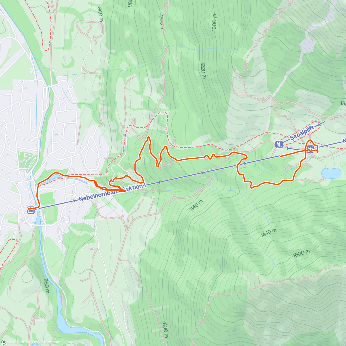 Map of the activity, Seealpe No.79