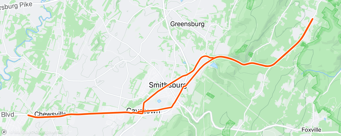 Map of the activity, 491 climb