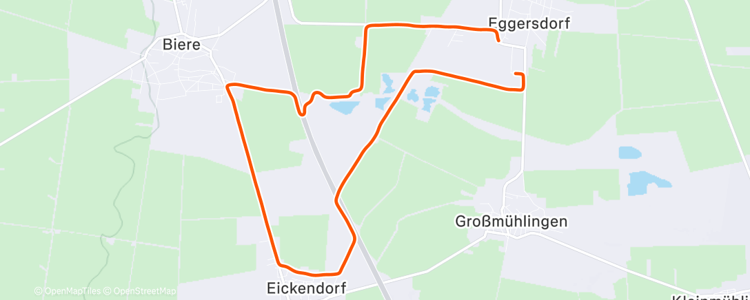 Карта физической активности (Mittagslauf)