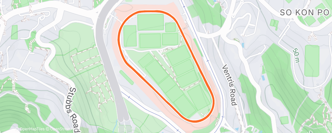 Map of the activity, Happy Valley